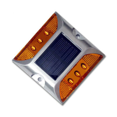 道路安全スタッド 安全ビルド IP68 防水 太陽光発電 アルミ 嵌入猫の目 LED 道路スタッド