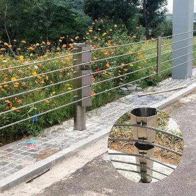 ワイヤロープ 安全 障壁 高速道路 の ケーブル の 保護 の ため の 柔軟 な 保安 護線 システム
