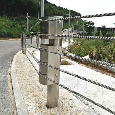 ISO9001 高速道路護線のためのカスタマイズされた亜鉛覆いワイヤロープバリア