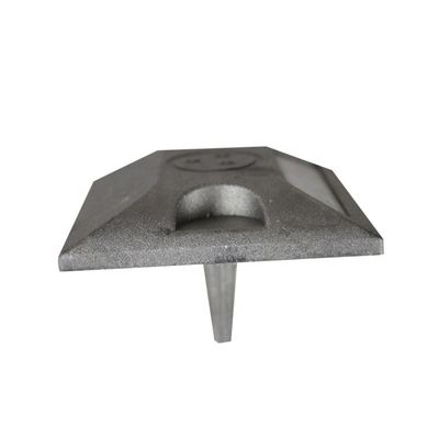 警告道路コーン 高可視アルミ道路スタッド 道路安全のための猫の目 100x100x25mm