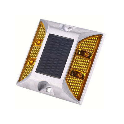 道路安全スタッド 安全ビルド IP68 防水 太陽光発電 アルミ 嵌入猫の目 LED 道路スタッド