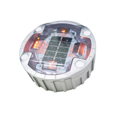 30T アルミニウム LED 太陽光道路スタッド 高速道路ドライブウェイマーカー 緑と黄色