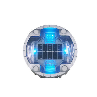 30T アルミニウム LED 太陽光道路スタッド 高速道路ドライブウェイマーカー 緑と黄色
