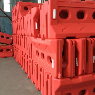 外部セキュリティ プラスチック道路安全障壁 オーダーメイド 水で満たされた