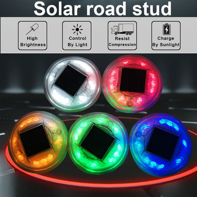 高反射性と30T抵抗性のある道路コーンサイン アルミ LED太陽光道路スタッド