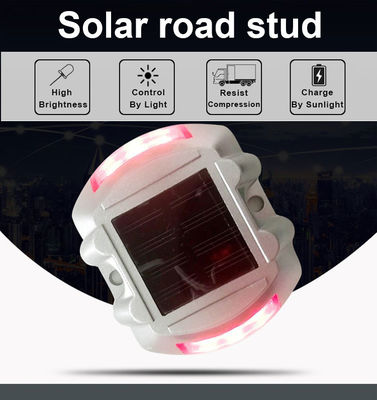 道路警報用の太陽光充電LED反射器を設計する 赤 青 黄色 白 緑