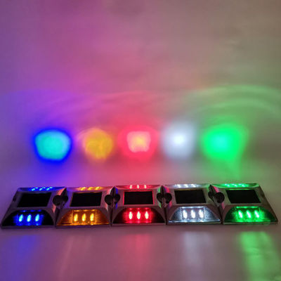 104*123*23mm レッドLED反射型アルミネーム猫眼 産業用太陽光道路スタッド
