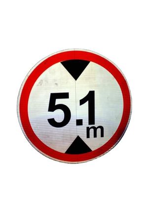 観光道路標識 高さ50cmの反射シートとカスタマイズされたデザイン