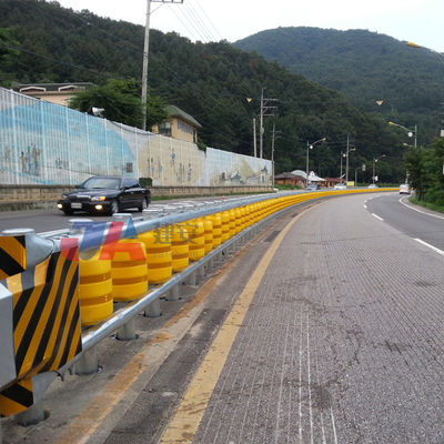 道路安全 黄色EVA回転バリア 標準付き防腐護護欄