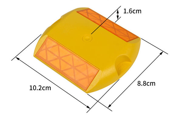 道路安全反射テープ 黄色いLED色と10cm-25cmサイズ