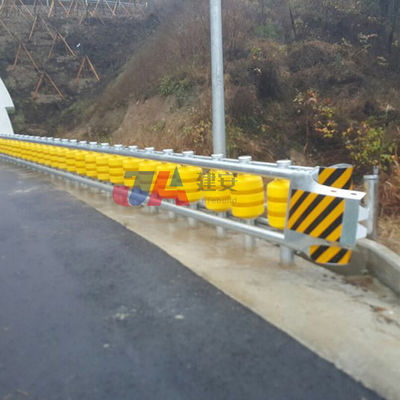 ISO9001 2008 認定 PU と PVC 高速道路ローータリーバレルバリア