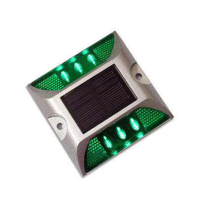 100*100*20mm レッド・LED・ストローブ アルミニウム・リフレクティブ・ロード・スタッド