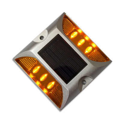100*100*20mm レッド・LED・ストローブ アルミニウム・リフレクティブ・ロード・スタッド