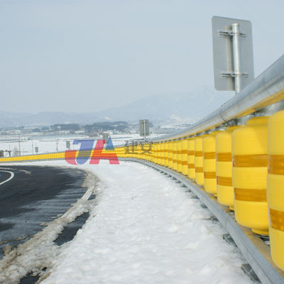 ガルバニズム粉末で覆われた安全道路道路交通障壁 安全ローラー衝突障壁