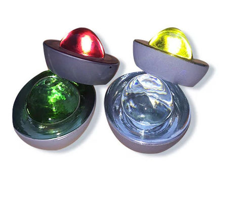 G105 丸い猫の目 太陽光道路スタッド 赤 青 黄 白 緑 LED 色