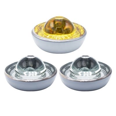 赤 青 黄色 白 緑 LED ガラス 太陽光 猫 目 高可視性 道路 スタッド