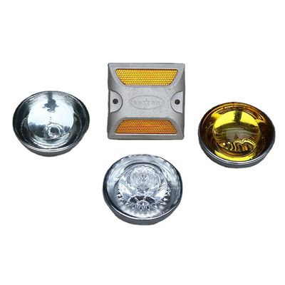 道路安全 高可視 LED ストローブ 耐候性のある鋳型アルミロードスタッド