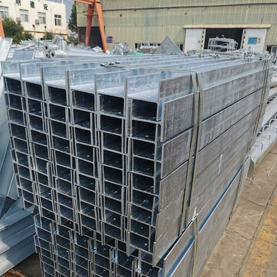 Q235 Q345 150*100*4.3*5.5mm ホットディプガルバン化道路護線 Hポスト