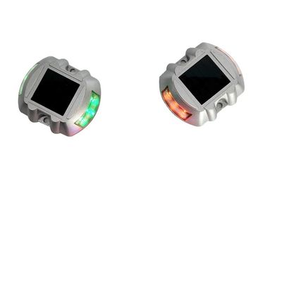 道路安全のための太陽光 LEDロードスタッド G105 白 黄色 赤 青 緑 デザイン