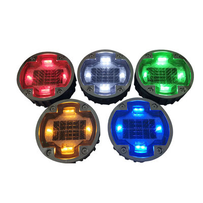 交通安全装置 太陽光点滅型 アルミ製 LED 道路スタッド